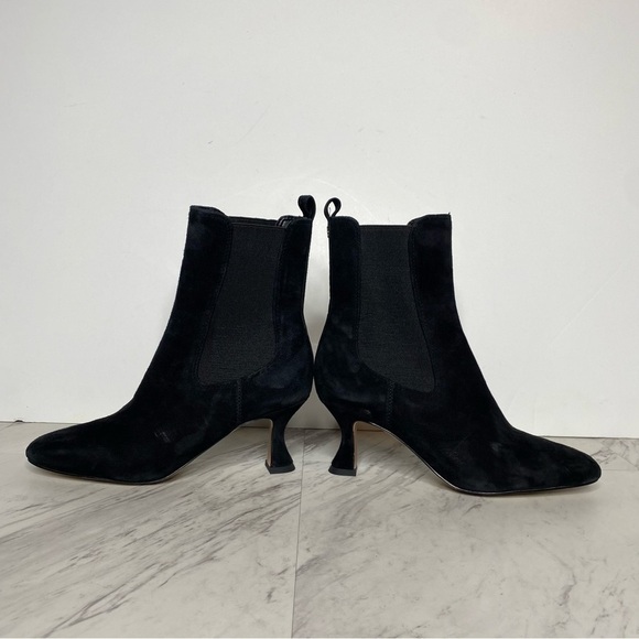 Sam Edelman Lani Black Suede Chelsea Bootie 5 1/2 - Picture 7 of 15